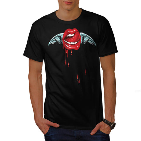 Heaven Wing Lip Mens T-Shirt