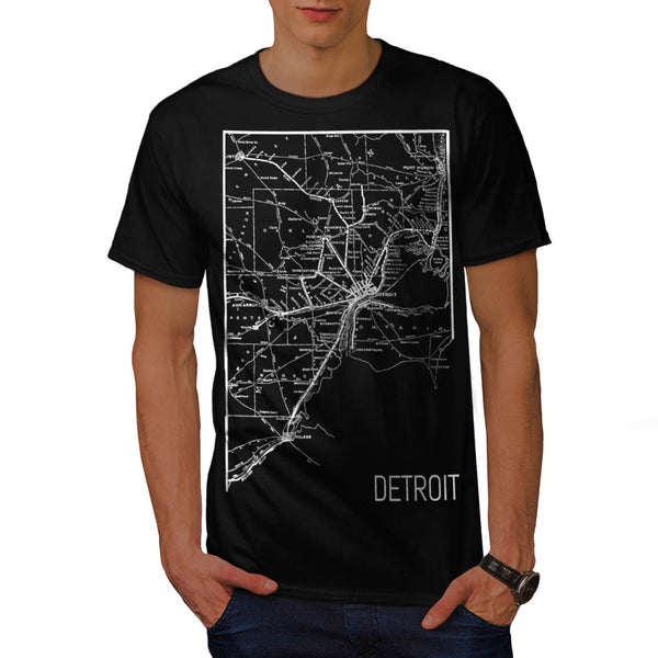 America City Detroit Mens T-Shirt