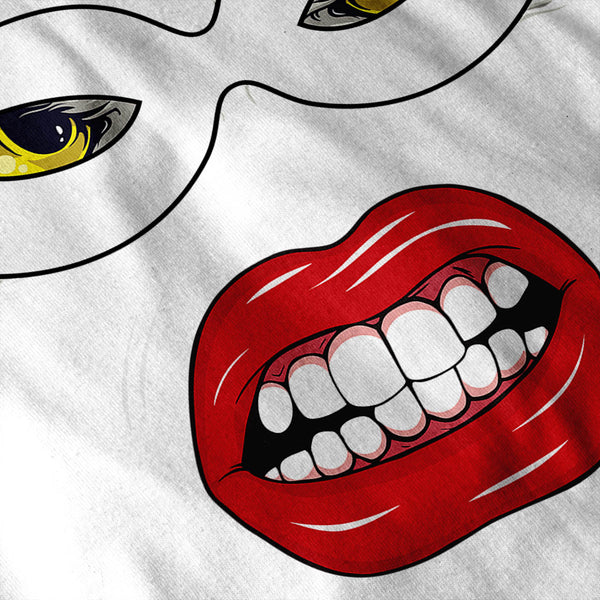 Eye Mask Domino Freak Womens T-Shirt