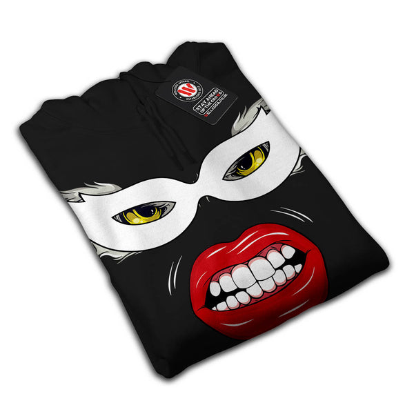 Eye Mask Domino Freak Mens Hoodie