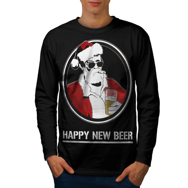 Happy New Beer Mens Long Sleeve T-Shirt