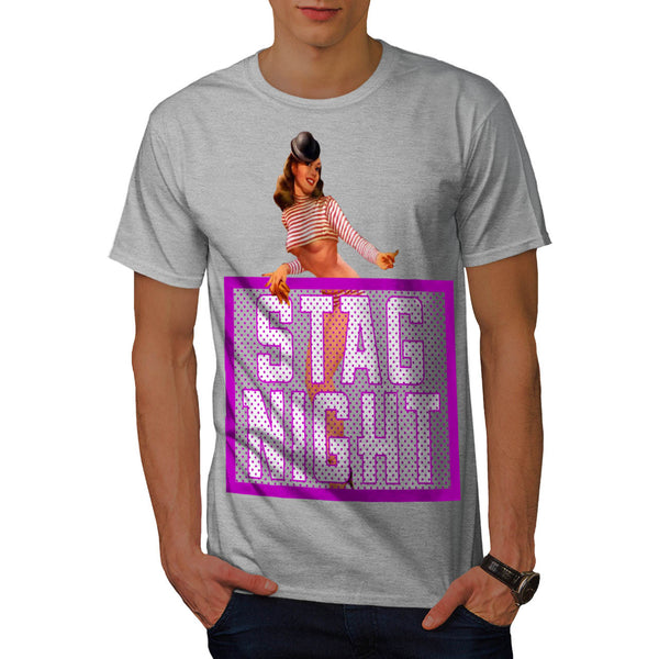 Wild Stag Night Out Mens T-Shirt