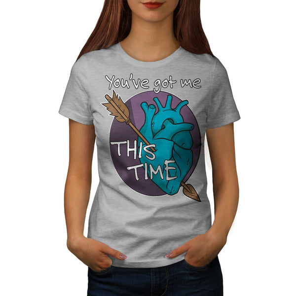 Arrow Through The Heart Womens T-Shirt