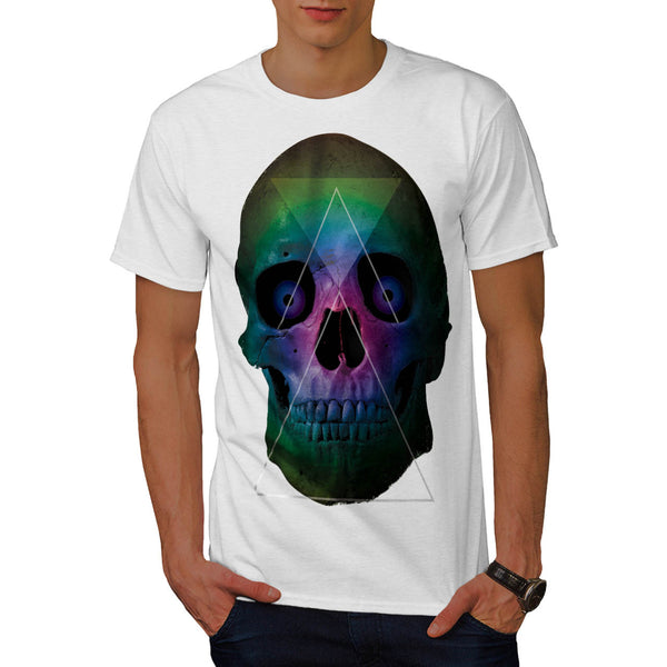 Skull Head Horror Art Mens T-Shirt