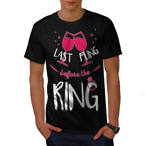 Last Fling Bride To Be Mens T-Shirt