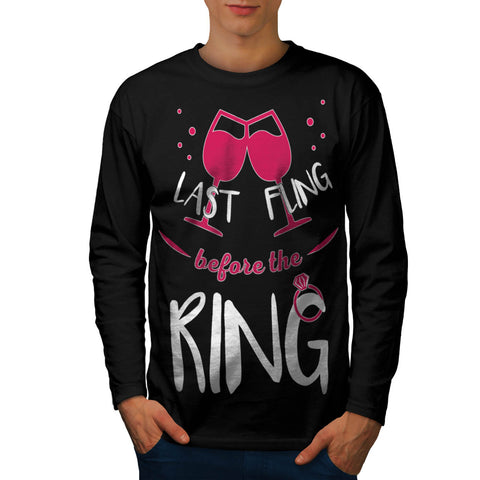 Last Fling Bride To Be Mens Long Sleeve T-Shirt
