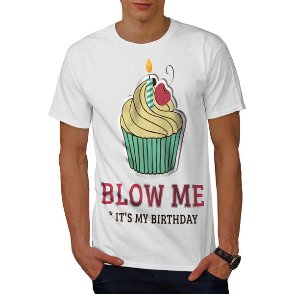 Blow A Candle Mens T-Shirt