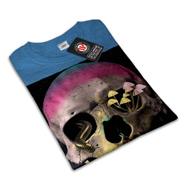 Skull Zombie Head Art Mens T-Shirt
