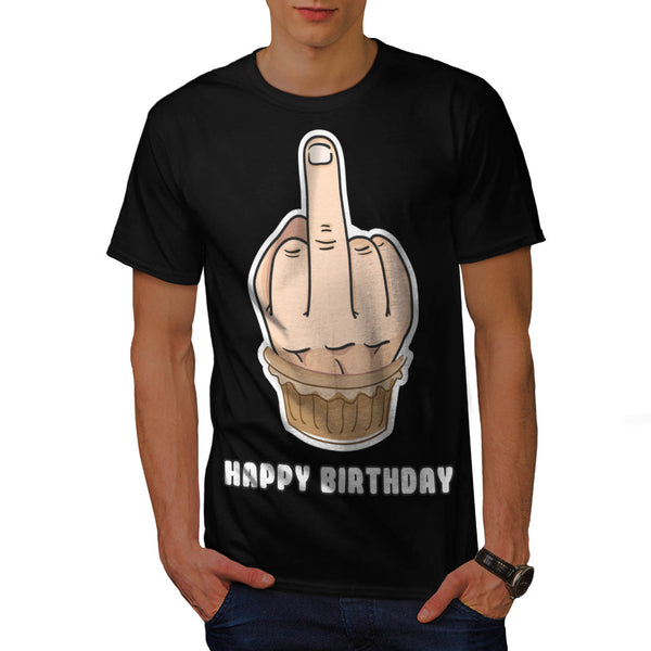 Middle Finger Wish Mens T-Shirt