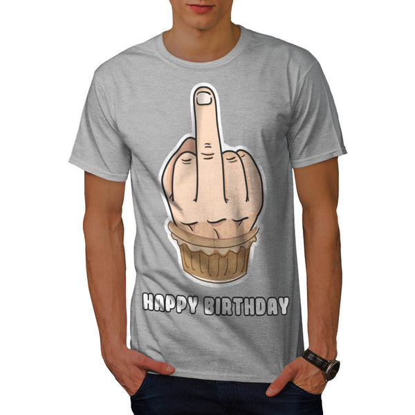 Middle Finger Wish Mens T-Shirt