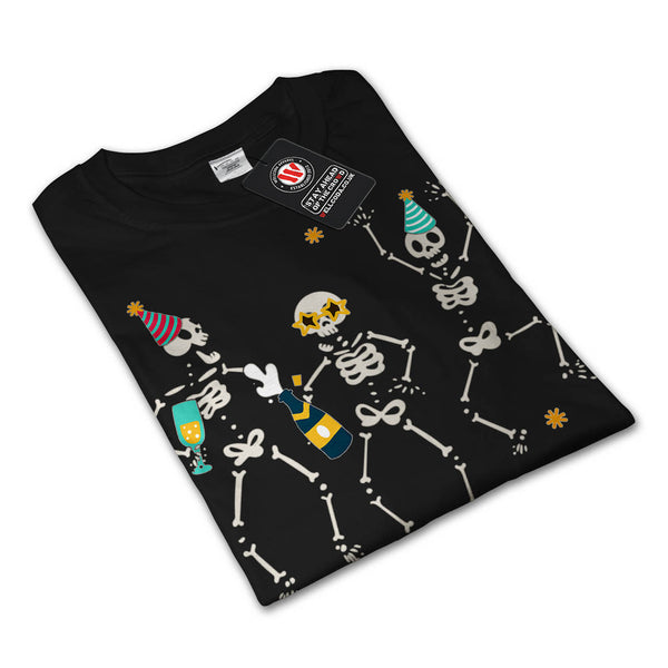 Dancing Skeletons Mens Long Sleeve T-Shirt