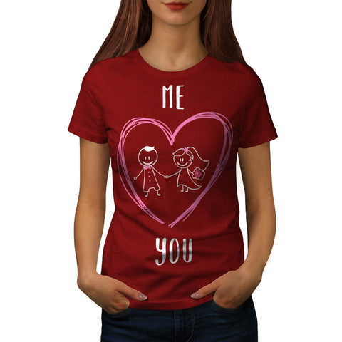 Me Heart You Womens T-Shirt