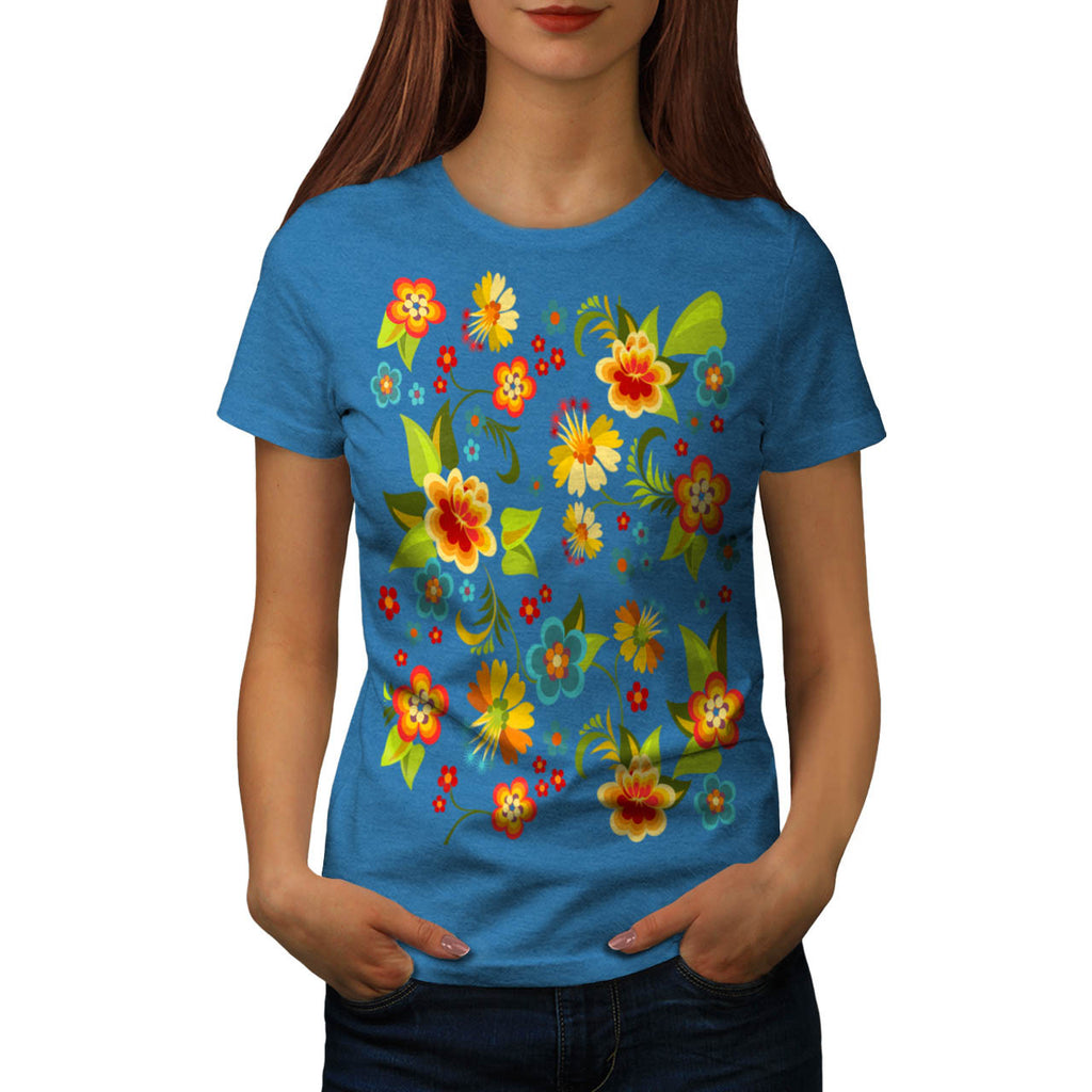 Flower Power Garden Womens T-Shirt