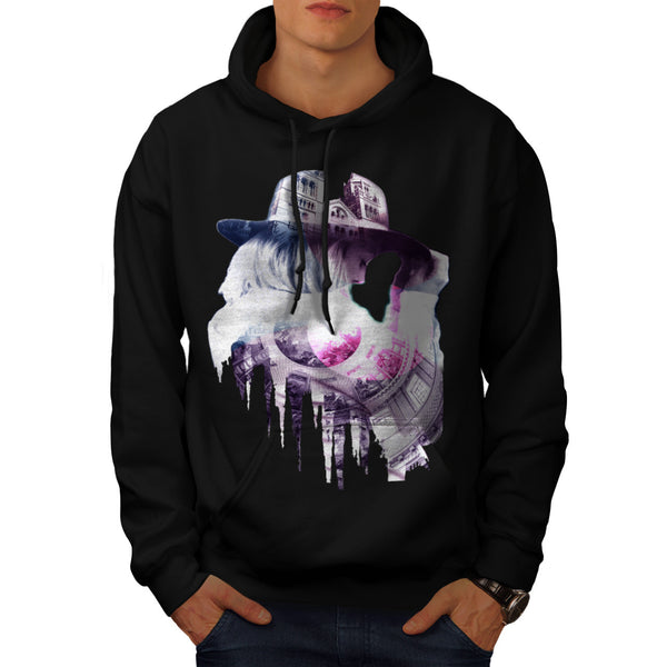 Urban Women Portait Mens Hoodie