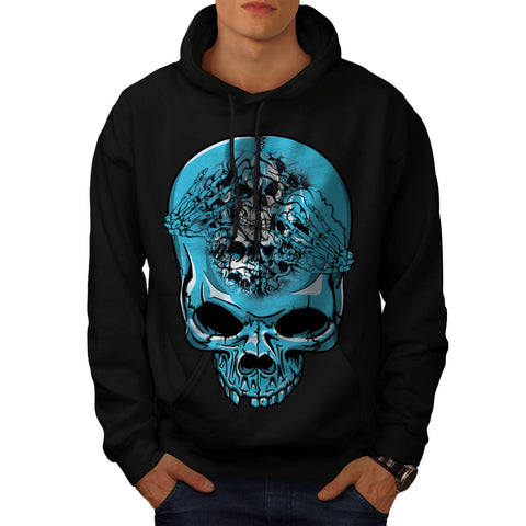 Skull Sugar Head Art Mens Hoodie