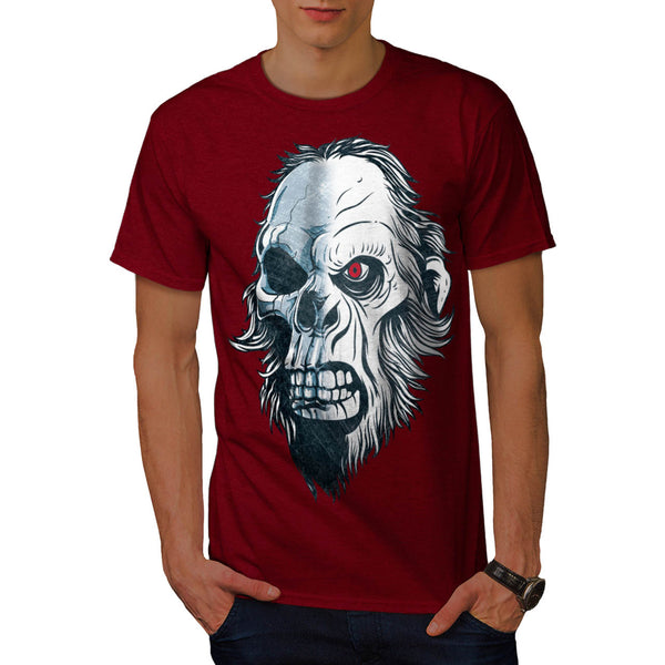 Skull Head Beast Art Mens T-Shirt