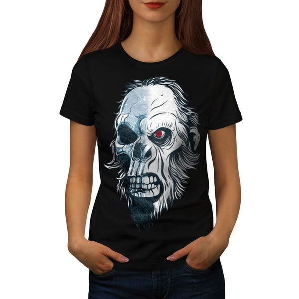 Skull Head Beast Art Womens T-Shirt