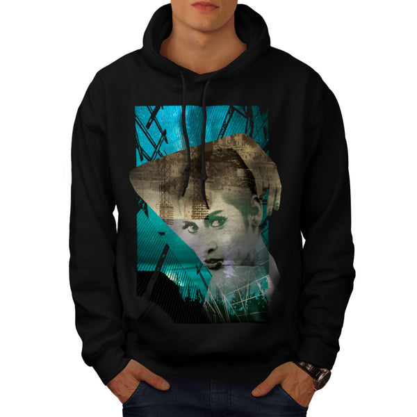 Urban Girl Portrait Mens Hoodie