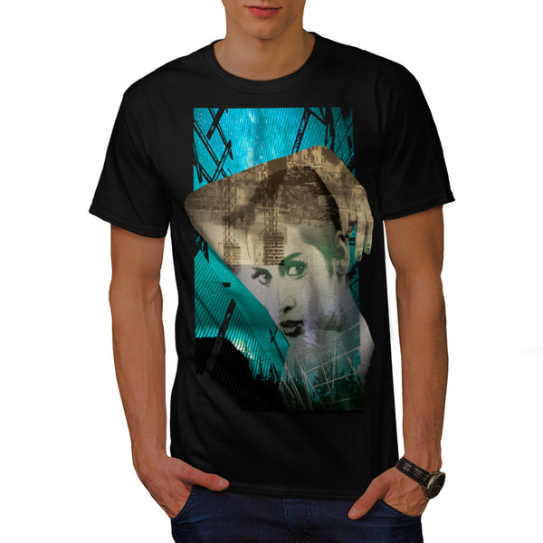 Urban Girl Portrait Mens T-Shirt