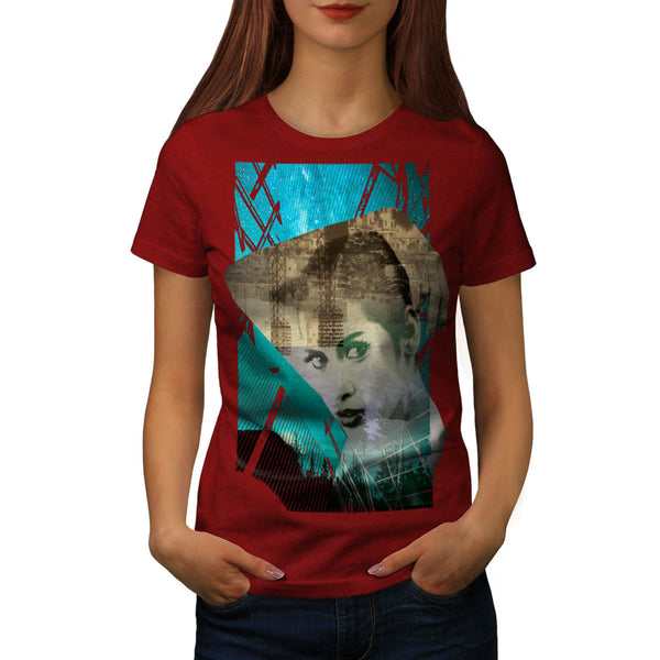 Urban Girl Portrait Womens T-Shirt