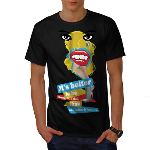 Merilyn Monroe Lip Mens T-Shirt