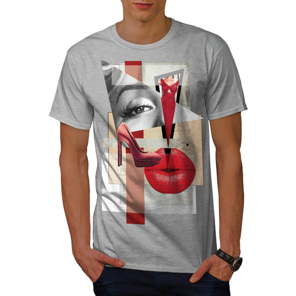 Merilyn Beauty Art Mens T-Shirt