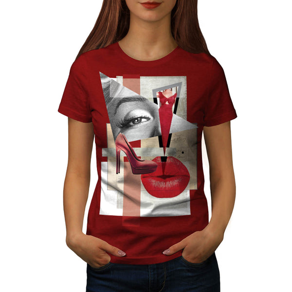 Merilyn Beauty Art Womens T-Shirt