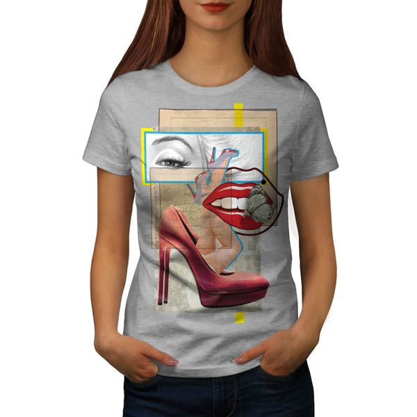 Playful Merilyn Dada Womens T-Shirt