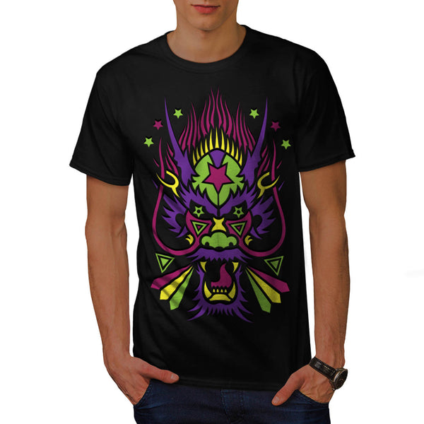 Dragon Monster Head Mens T-Shirt