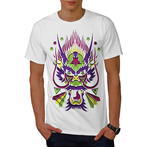 Dragon Monster Head Mens T-Shirt