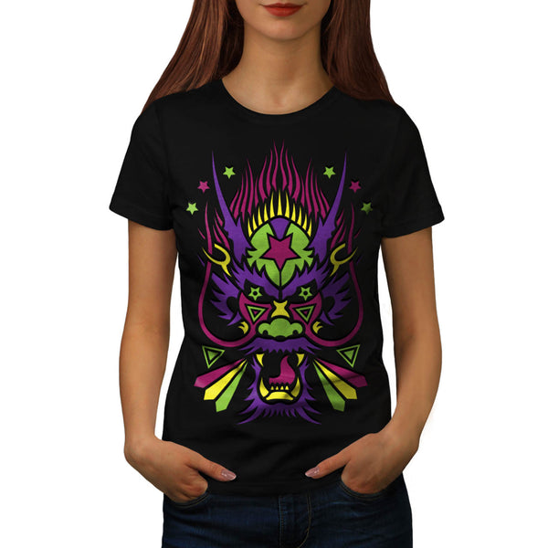 Dragon Monster Head Womens T-Shirt