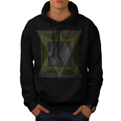 Triangle Square Shape Mens Hoodie