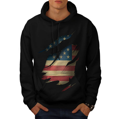 USA Country Symbol Mens Hoodie