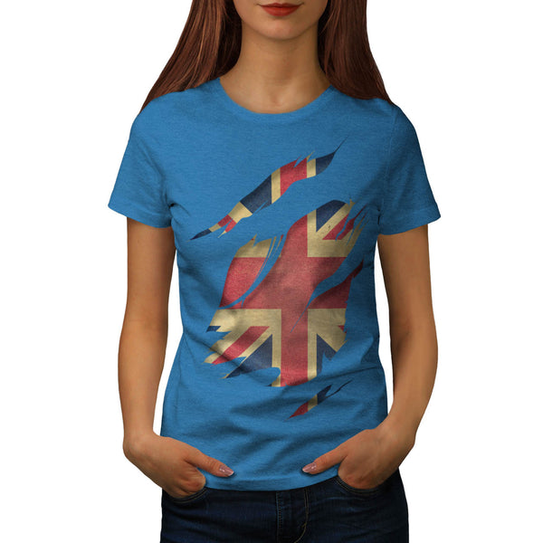 United Kingdom Flag Womens T-Shirt