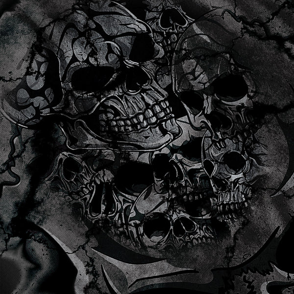 Skull Head Horror Art Mens Long Sleeve T-Shirt