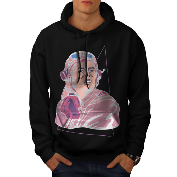 Fly High 80's Style Mens Hoodie