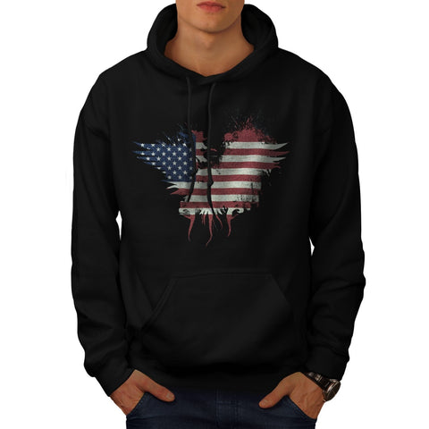 American Eagle Flag Mens Hoodie