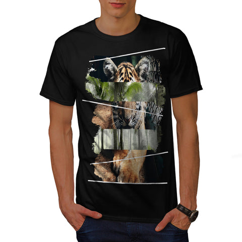 Tiger Lion Jungle Mens T-Shirt