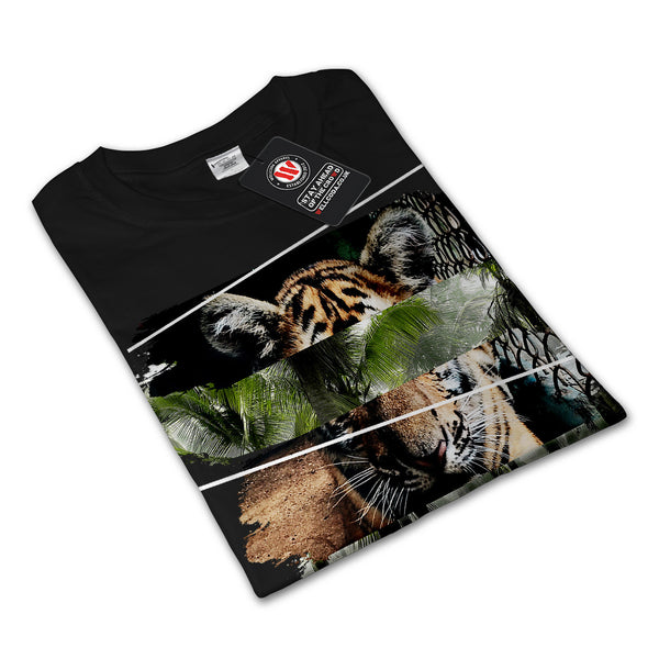 Tiger Lion Jungle Womens Long Sleeve T-Shirt
