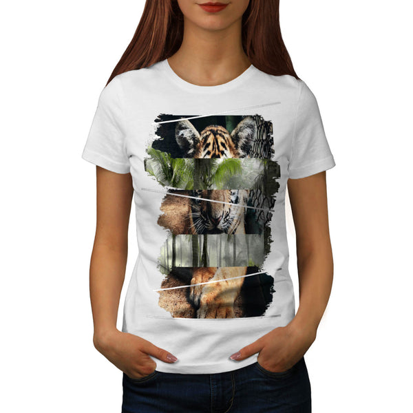 Tiger Lion Jungle Womens T-Shirt