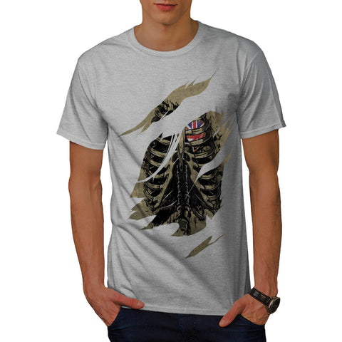 Rib Cage Love UK Mens T-Shirt