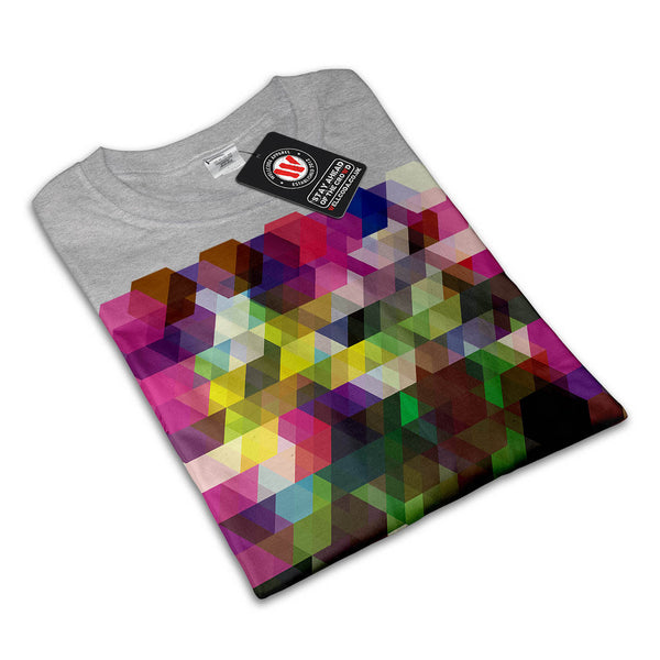 Polygon Colour Shape Mens T-Shirt