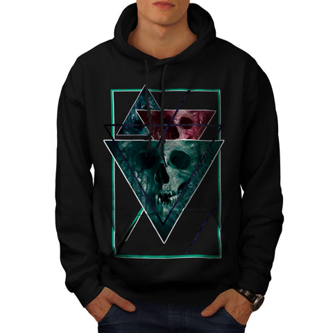 Scary Horror Skull Mens Hoodie