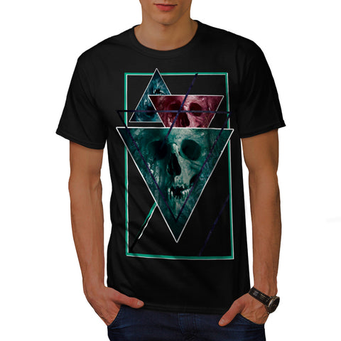 Scary Horror Skull Mens T-Shirt