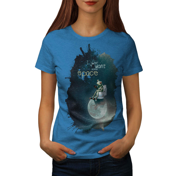 Space Universe Frog Womens T-Shirt