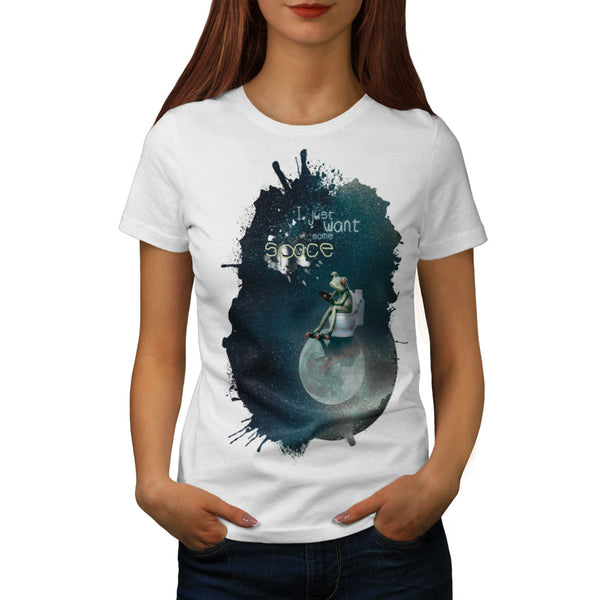 Space Universe Frog Womens T-Shirt