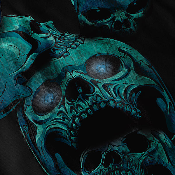 Skull Beast Head Art Womens Long Sleeve T-Shirt