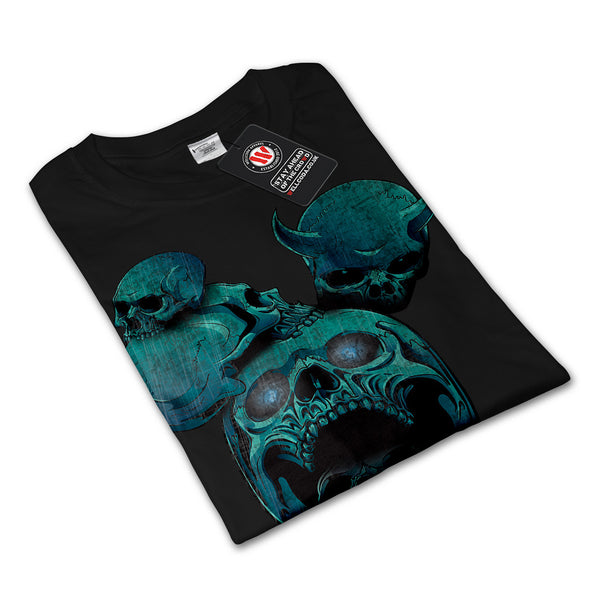 Skull Beast Head Art Womens Long Sleeve T-Shirt