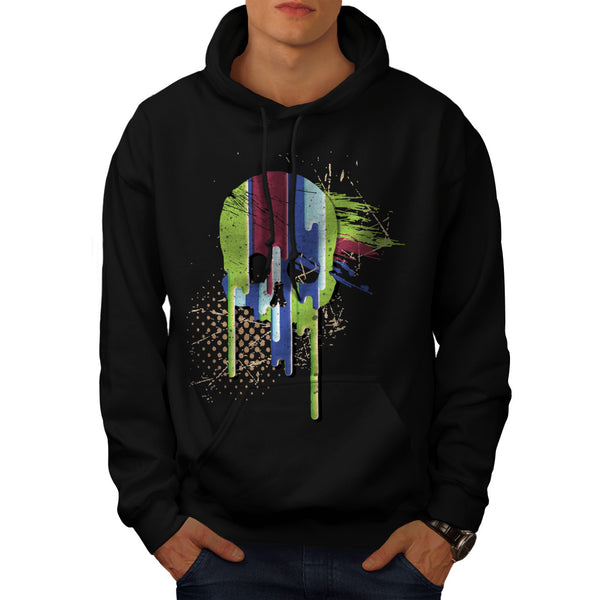 Skull Head Sugar Art Mens Hoodie