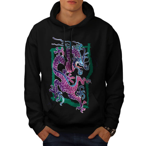 Fantasy Dragon China Mens Hoodie